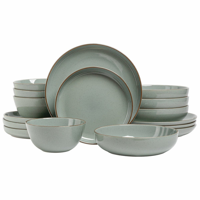 Over & Back stoneware set 16 piece two colours imported UK