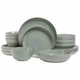 Over & Back stoneware set 16 piece two colours imported UK