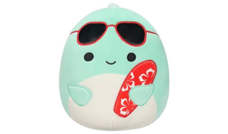 Original Squishmallows 7.5-inch - Perry the Teal Dolphin GOODS Argos