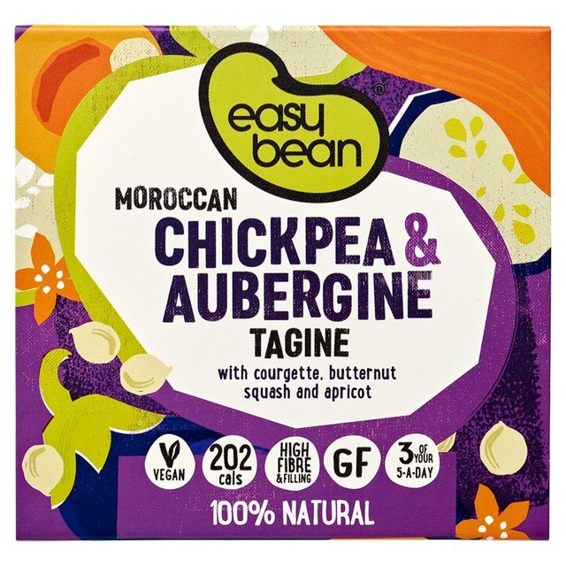 Easy Bean Moroccan Chickpea & Aubergine Tagine    320g