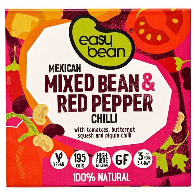 Easy Bean Mexican Mixed Bean & Red Pepper Chilli   320g