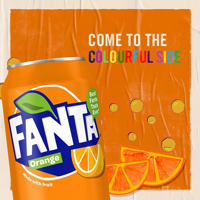 Fanta Orange   4 x 330ml GOODS M&S   