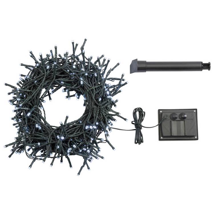 Sainsbury's solar string light 300 LED white 31.9m (British brand)