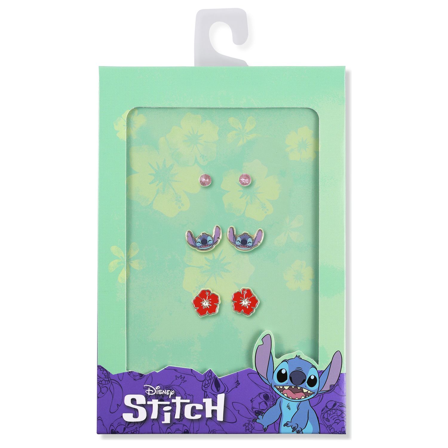 Disney Lilo & Stitch enamel stud earring set (British brand)