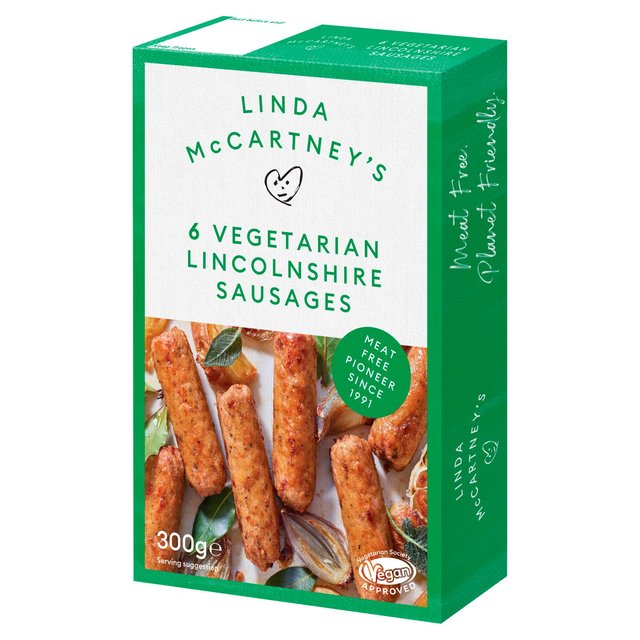 Linda McCartney Vegetarian Lincolnshire Sausages   300g GOODS M&S   