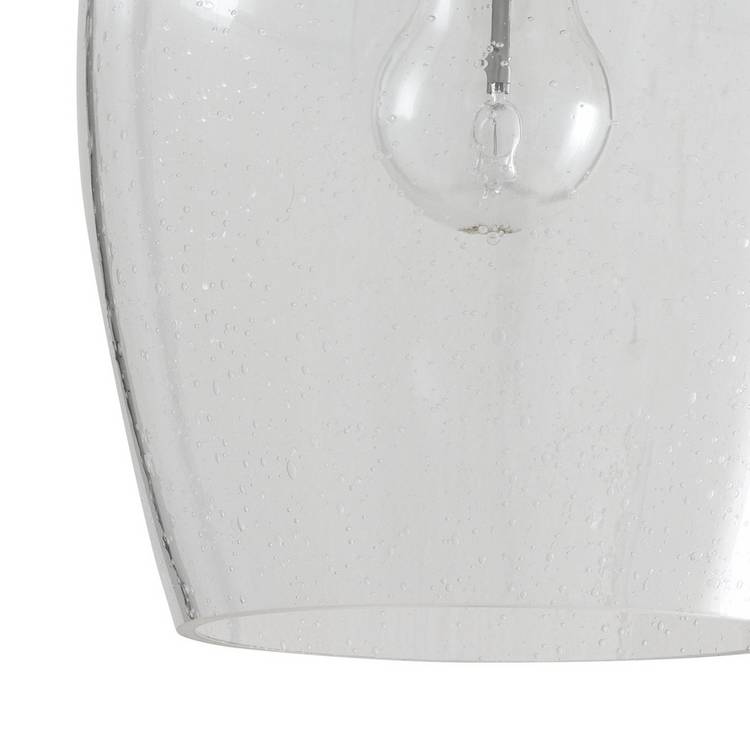 Argos Home glass flush ceiling light satin nickel, UK version