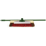 Charles Bentley outdoor broom with metal scraper, UK version