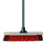 Charles Bentley outdoor broom with metal scraper, UK version