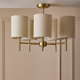 Argos Home brass five-light ceiling light imported from the UK