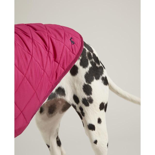 Joules Raspberry Quilted Coat Small GOODS M&S   