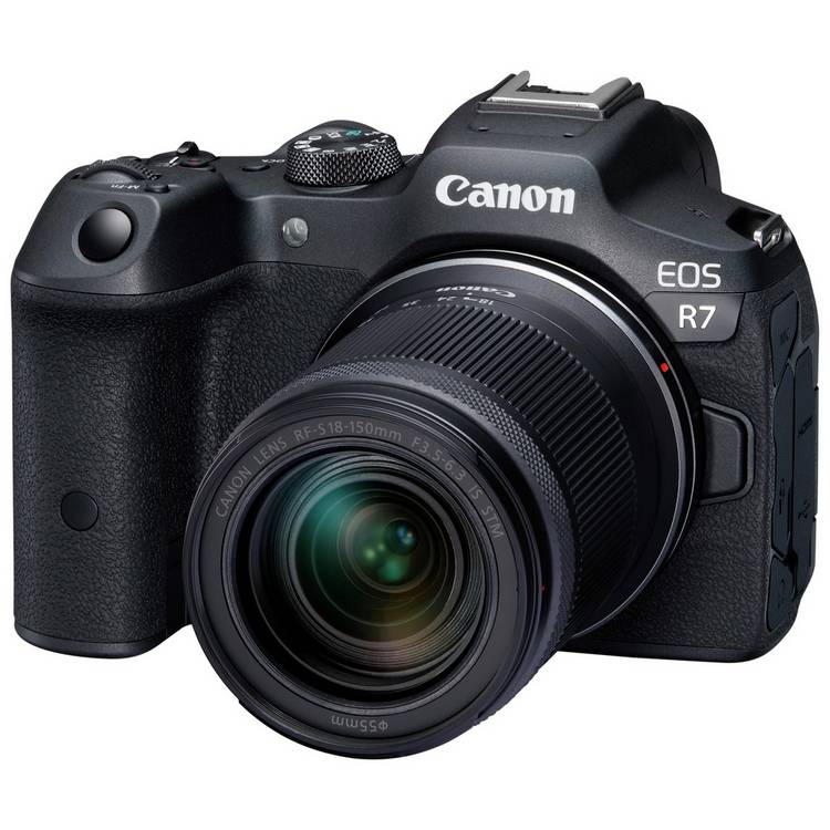 Canon EOS R7 mirrorless camera with 18-150mm lens - British product