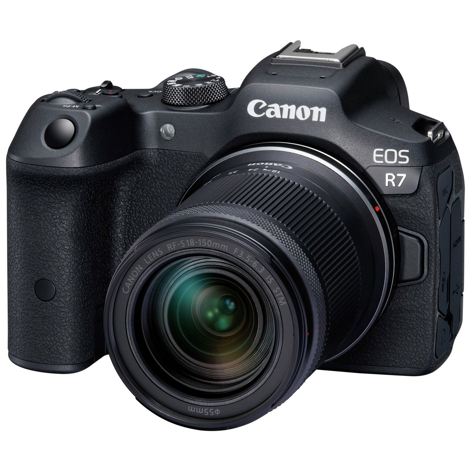 Canon EOS R7 mirrorless camera with 18-150mm lens - British product