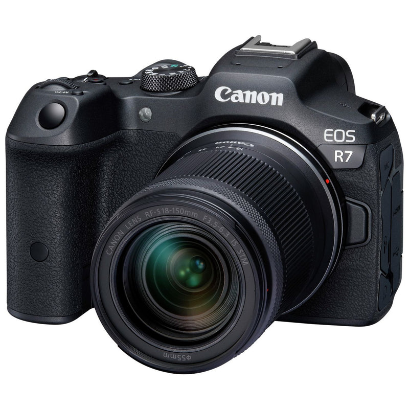 Canon EOS R7 mirrorless camera with 18-150mm lens - British product
