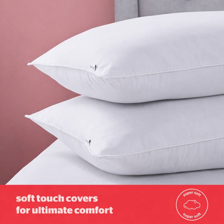 Silentnight Bounceback medium firm pillow 2 pack, UK version