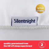 Silentnight Bounceback medium firm pillow 2 pack, UK version