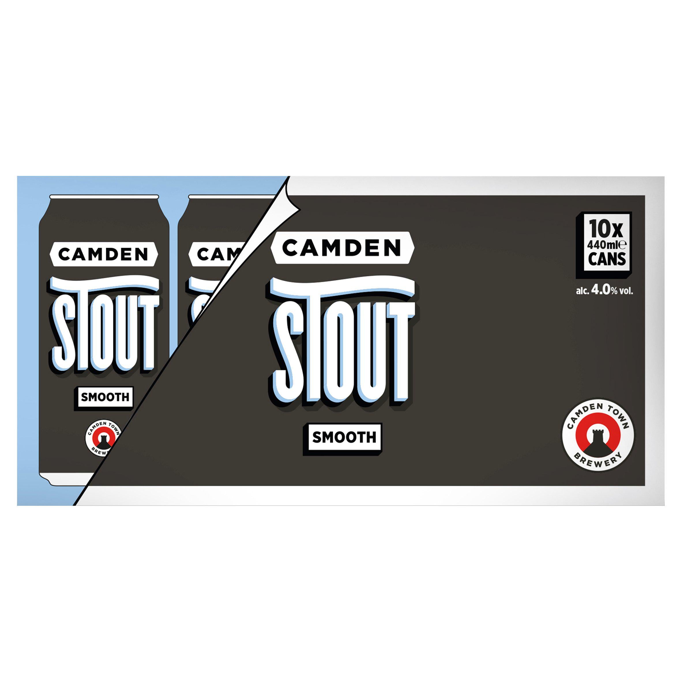 Camden Town Brewery Stout Smooth 10x440ml GOODS Sainsburys   