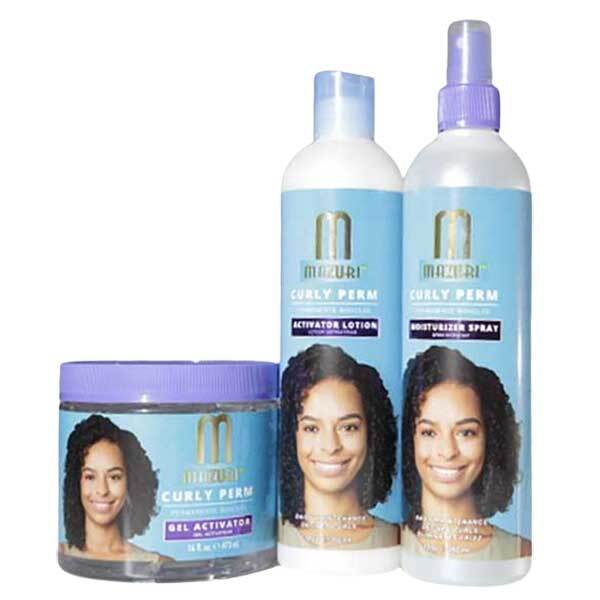 Mazuri hair bundle with olive and black castor oil, UK version