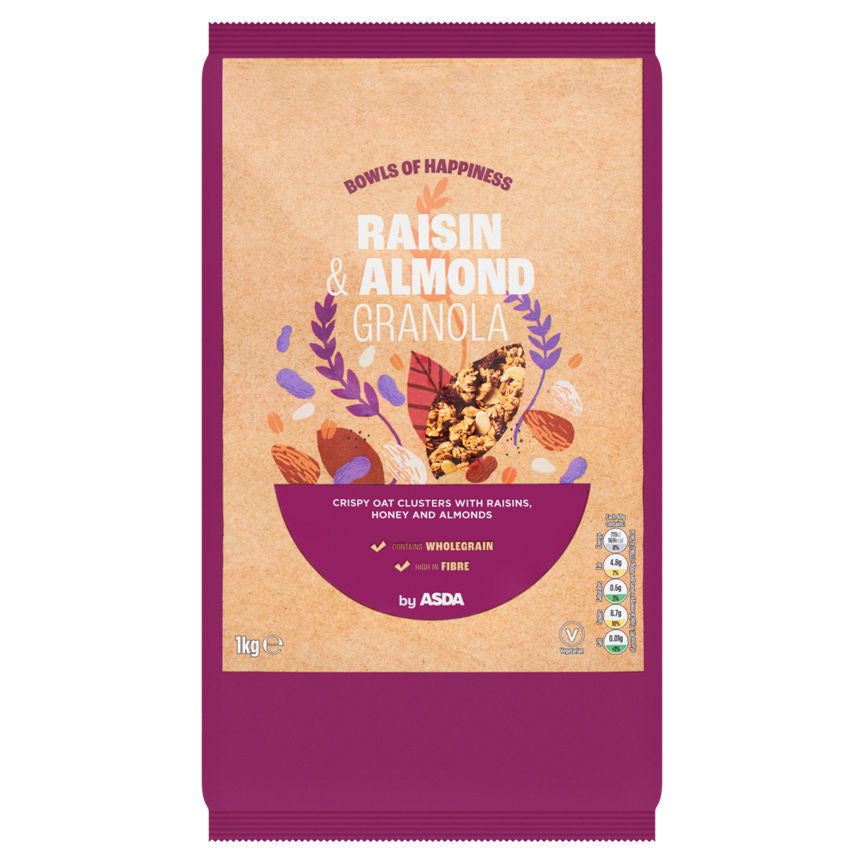 ASDA Raisin & Almond Granola GOODS ASDA   