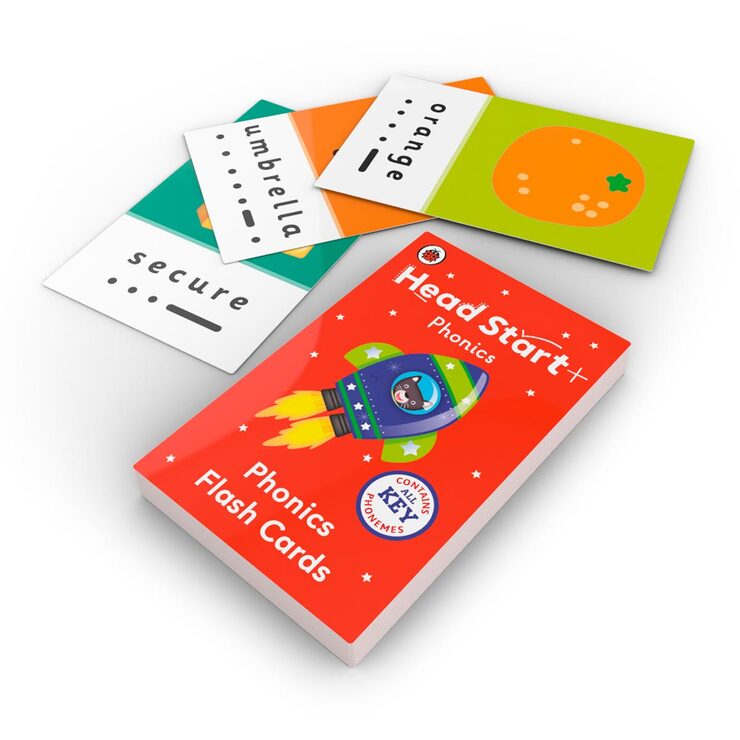 Ladybird Head Start educational books and flashcards set 18 books, UK version