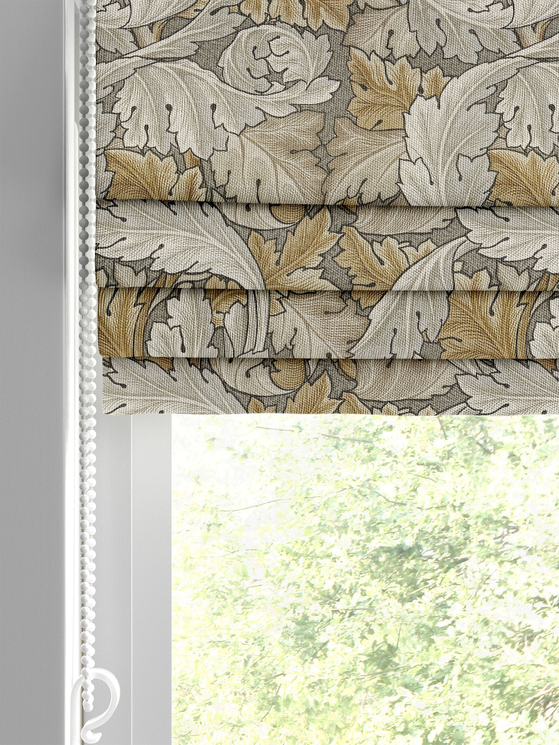 William Morris Acanthus roman blind (British brand)