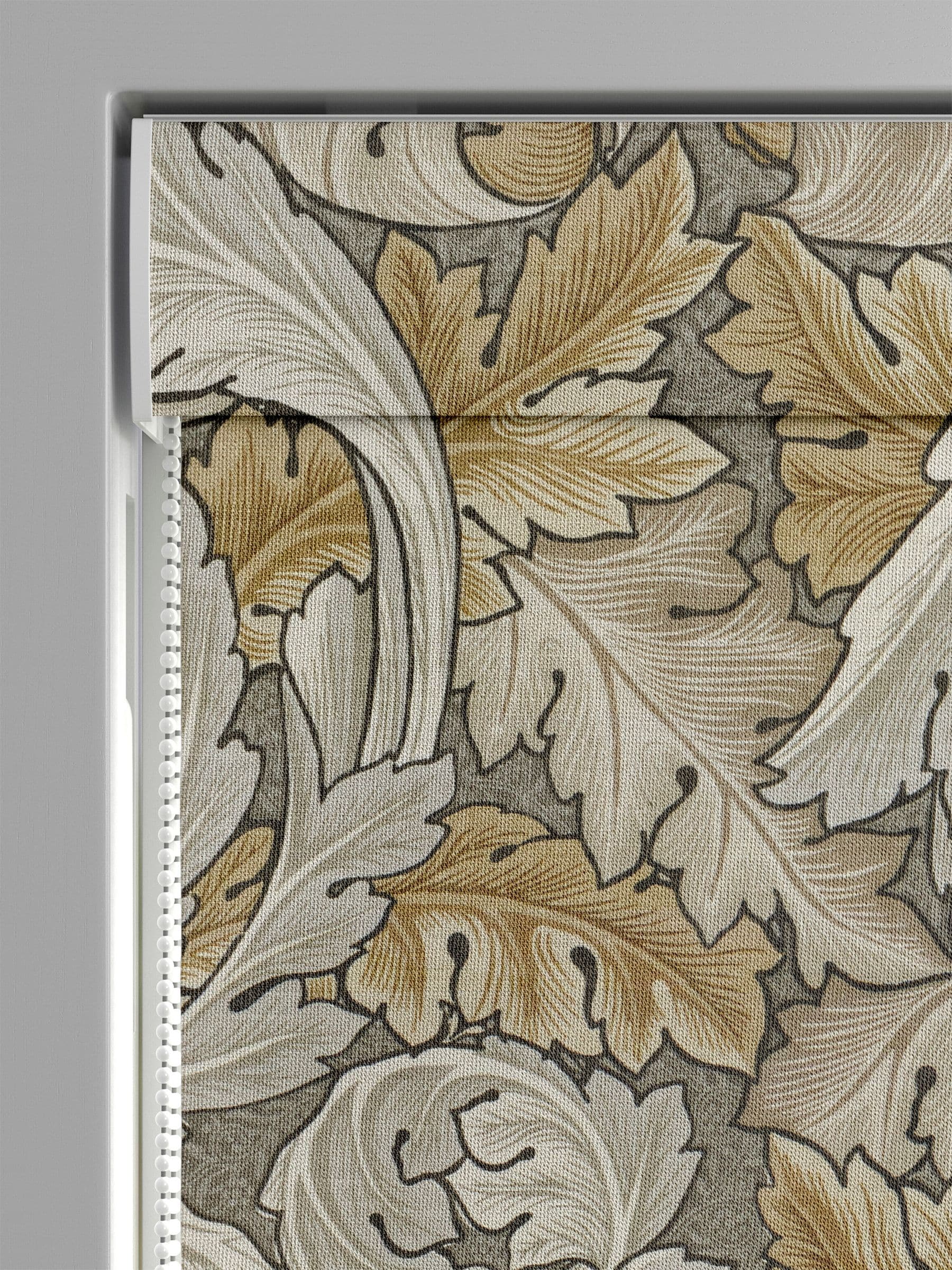 William Morris Acanthus roman blind (British brand)