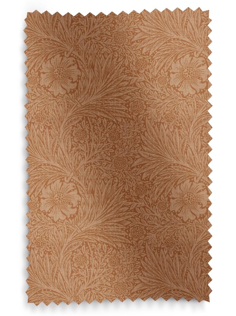 William Morris Orange Marigold woven roman blind, imported from the UK