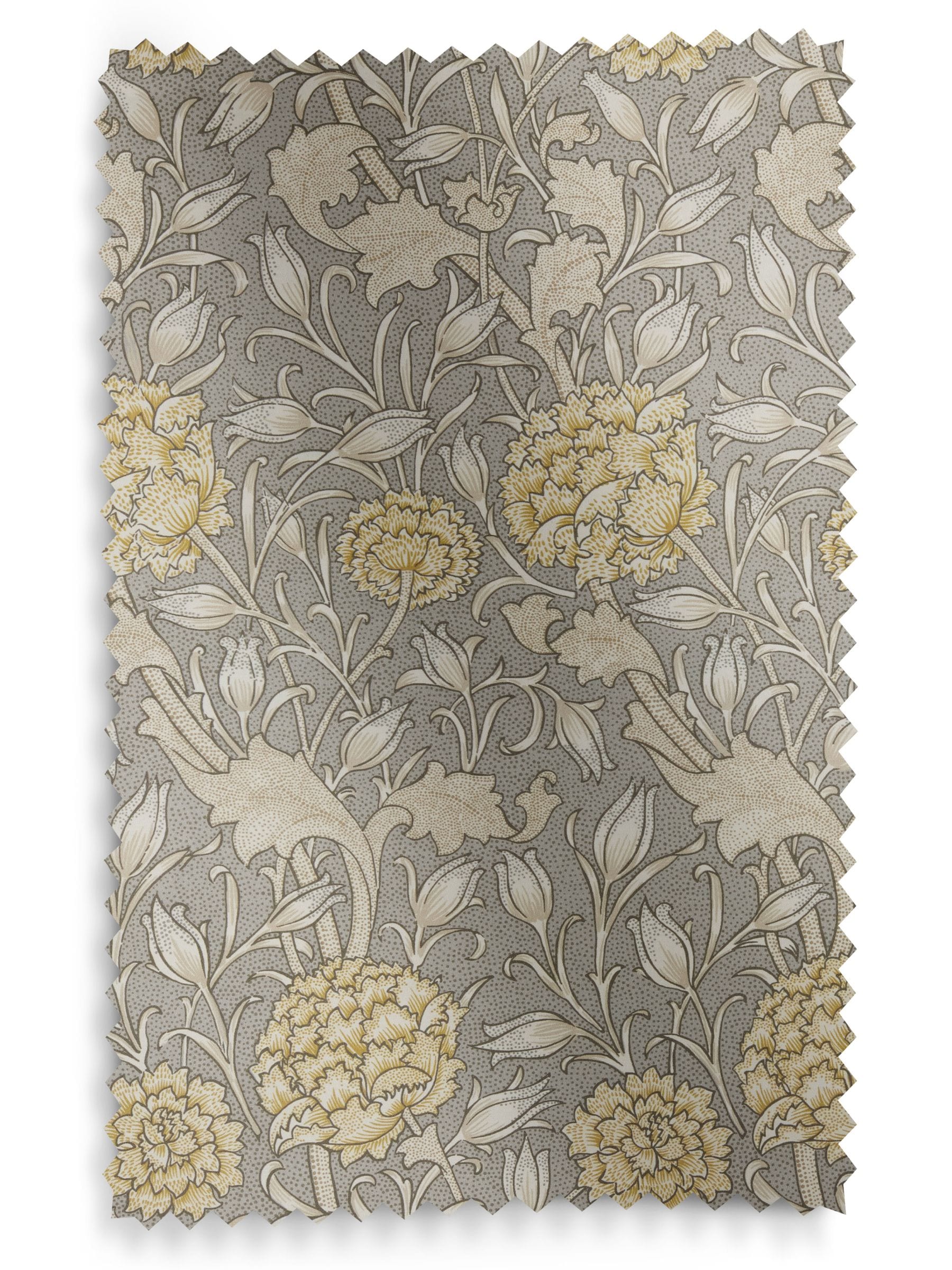 William Morris grey wild tulip roman blinds (British brand)