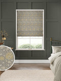 William Morris grey wild tulip roman blinds (British brand)