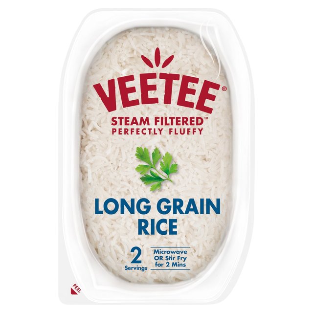 Veetee Heat and Eat Long Grain Rice Tray   280g GOODS M&S   