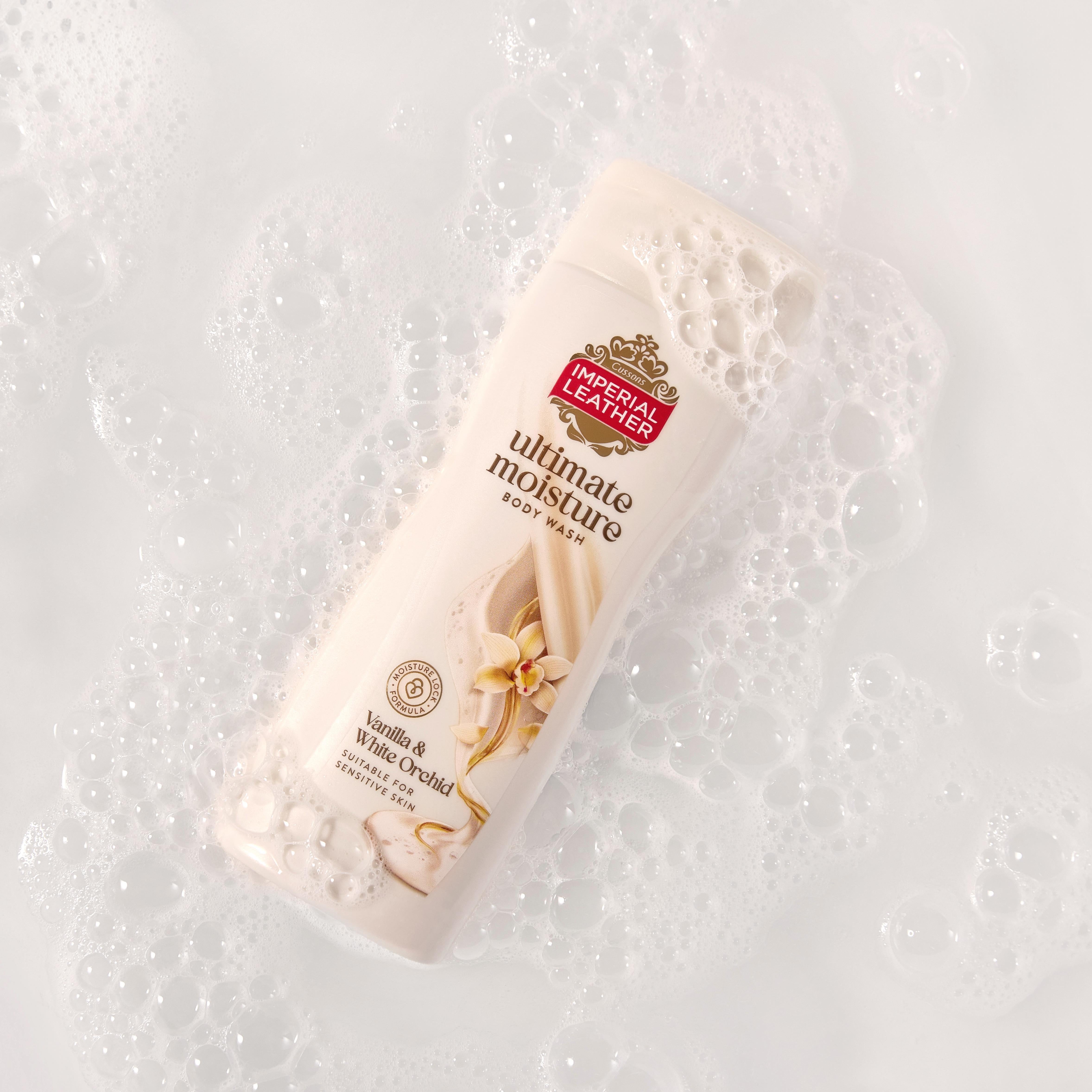 Imperial Leather Ultimate Moisture vanilla orchid body wash 450ml, imported from the UK