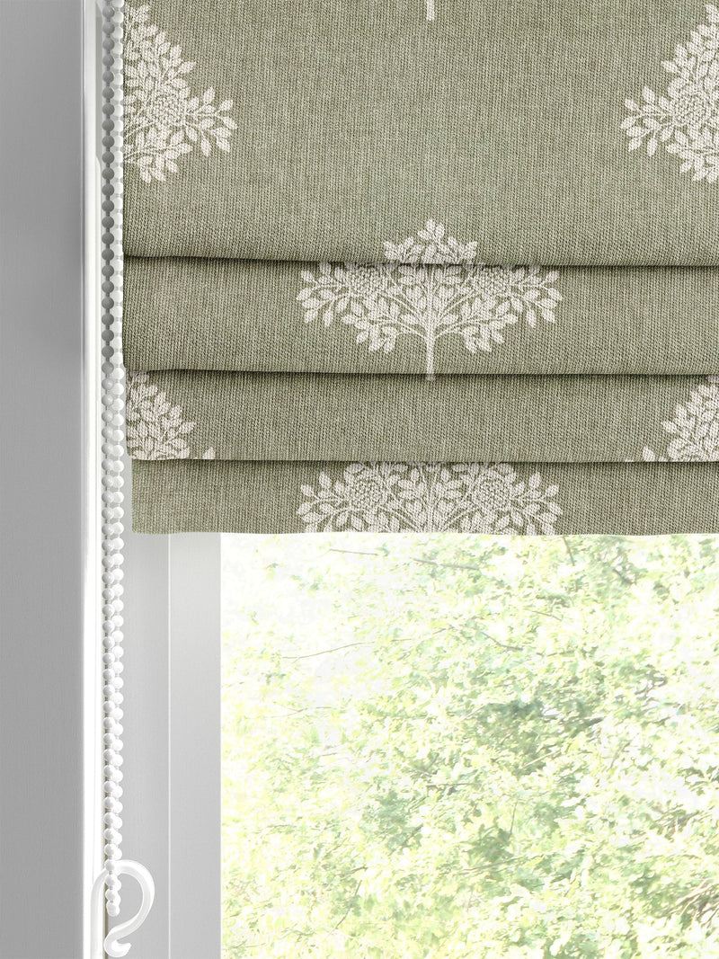 William Morris At Home roman blind with Marigold tree embroidery (British brand)