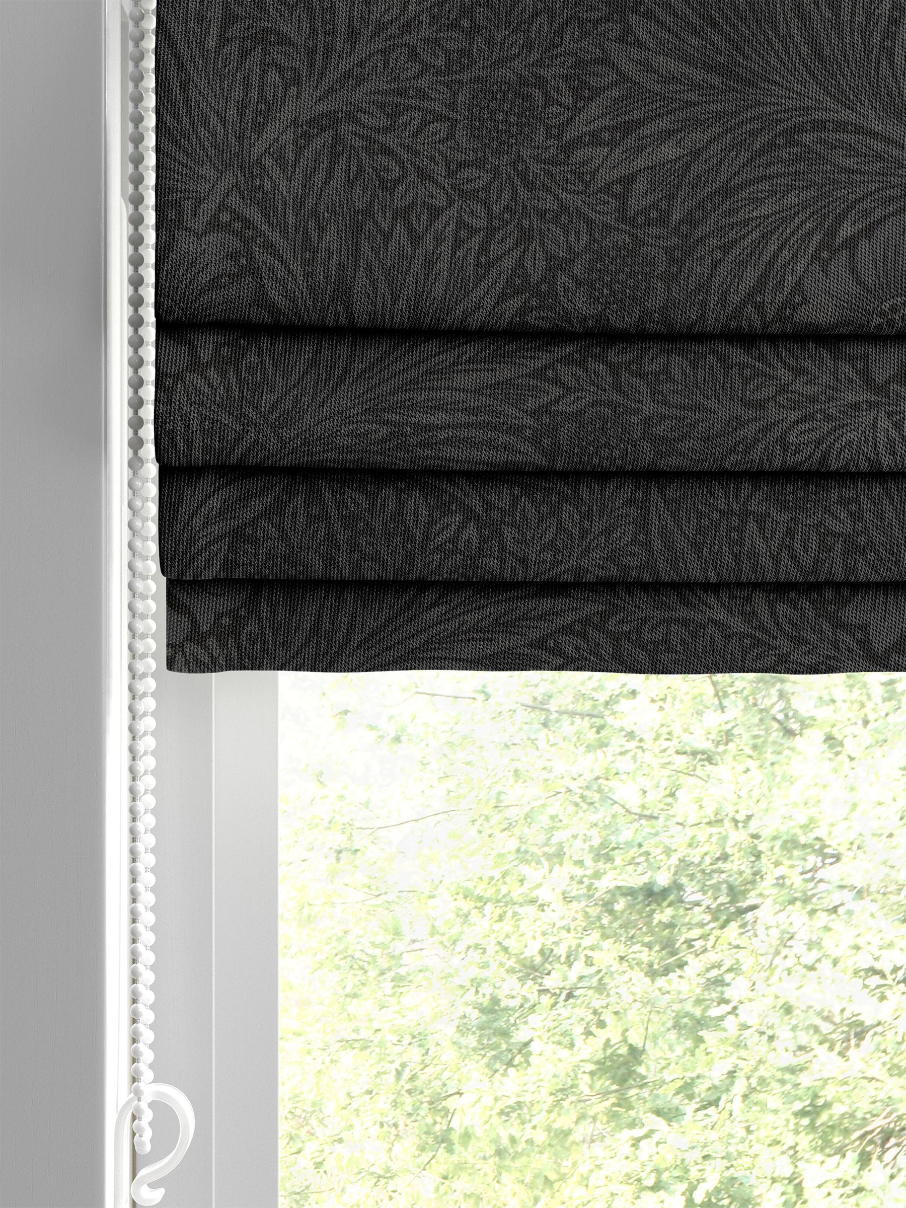 William Morris grey marigold velvet roman blind (British brand)