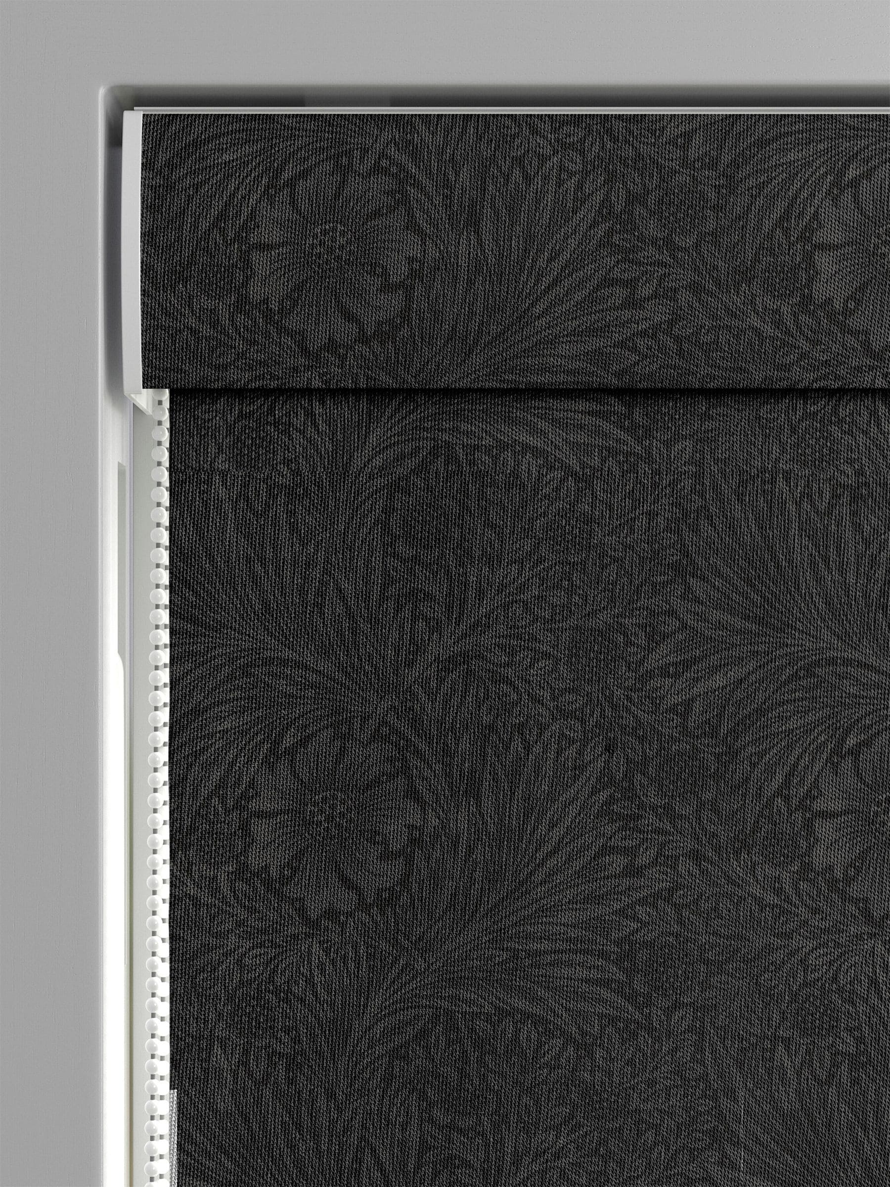 William Morris grey marigold velvet roman blind (British brand)