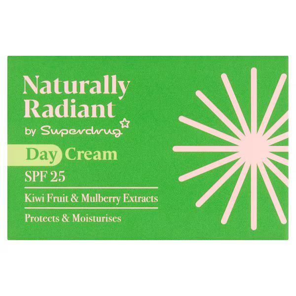 Naturally Radiant Day Cream SPF 25 50ml, imported from the UK