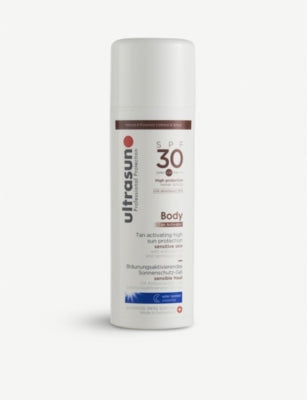 Ultrasun tan activator body SPF30 150ml, imported from the UK