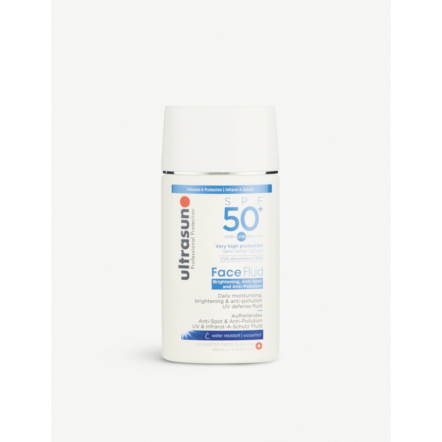 Ultrasun face fluid SPF50+ brightening anti-pollution 40ml - British product
