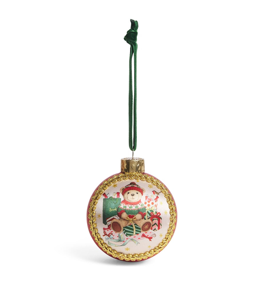 Harrods bear Christmas bauble - British product