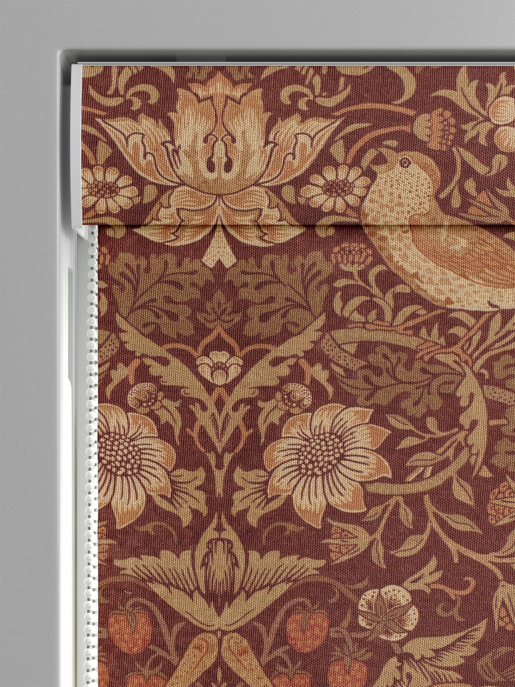 William Morris Strawberry Thief roman blinds 100% cotton - British product