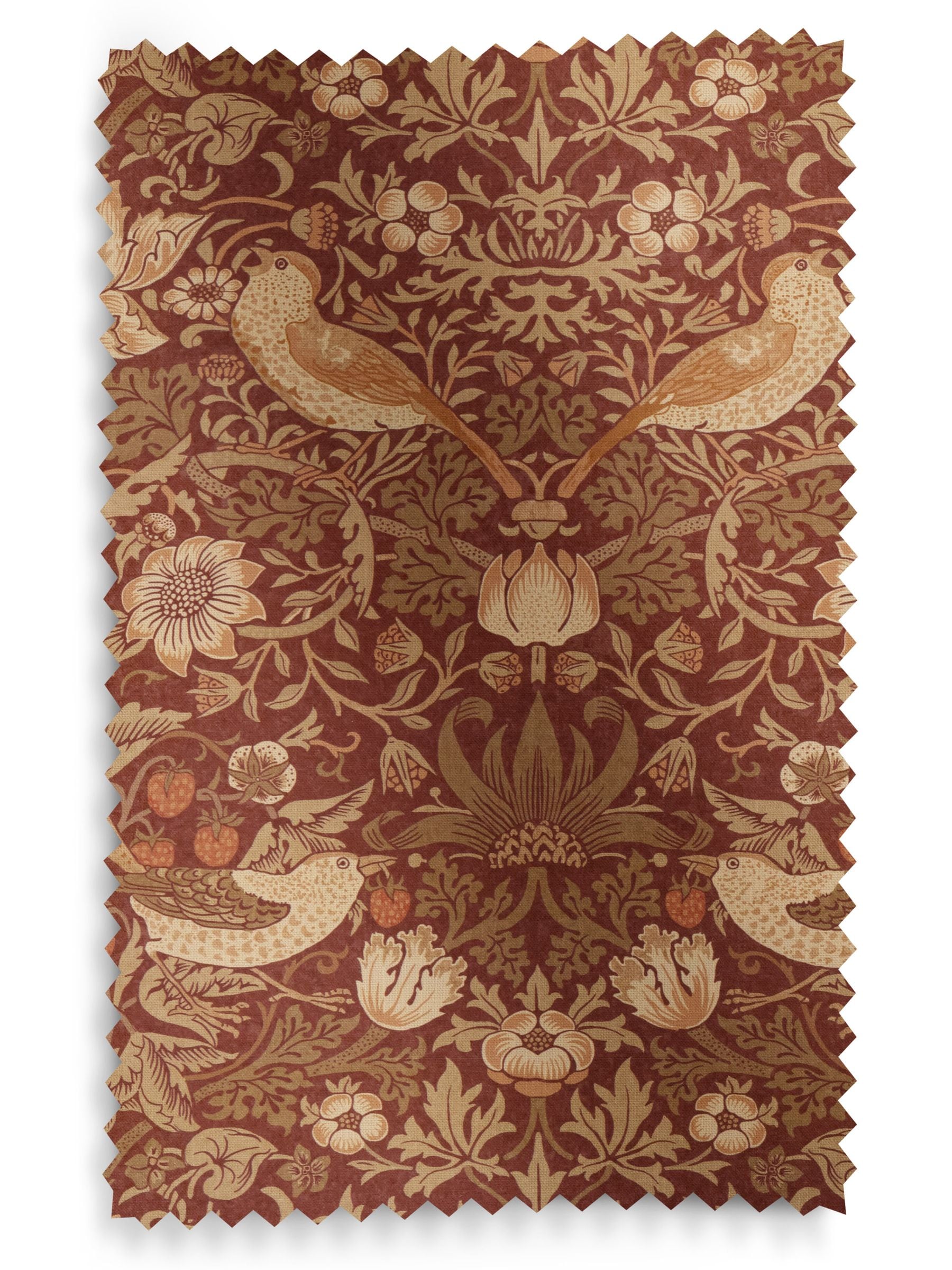 William Morris Strawberry Thief roman blinds 100% cotton - British product