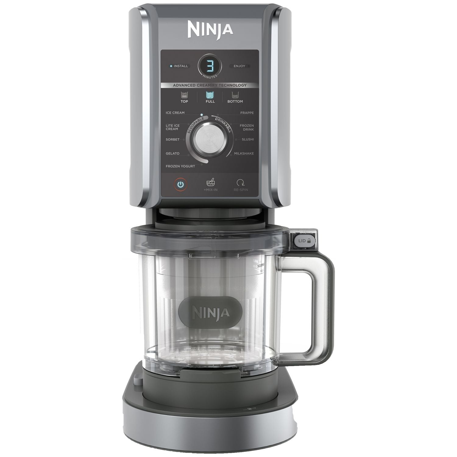 Ninja CREAMi Deluxe ice cream maker 1.19L (British brand)