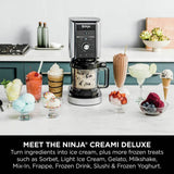 Ninja CREAMi Deluxe ice cream maker 1.19L (British brand)