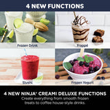 Ninja CREAMi Deluxe ice cream maker 1.19L (British brand)
