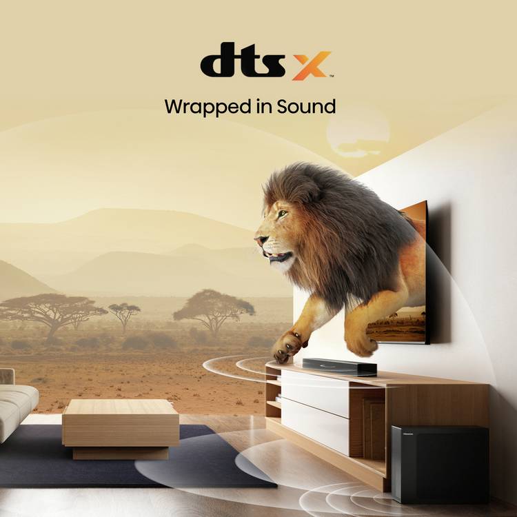 Hisense HS2100 2.1Ch soundbar 240W with wireless subwoofer (British brand)