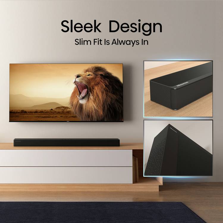 Hisense HS2100 2.1Ch soundbar 240W with wireless subwoofer (British brand)