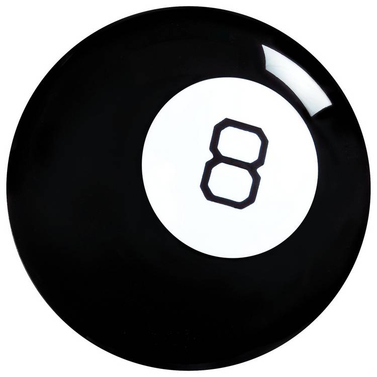 Magic 8 Ball classic novelty toy, UK version