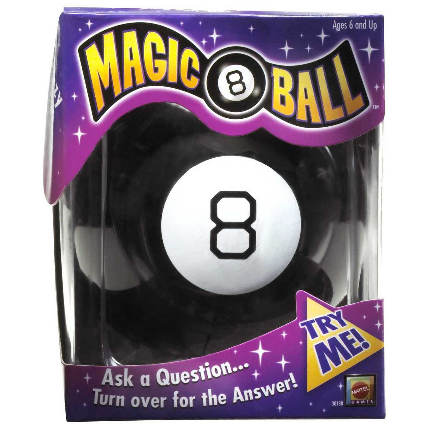 Magic 8 Ball classic novelty toy, UK version