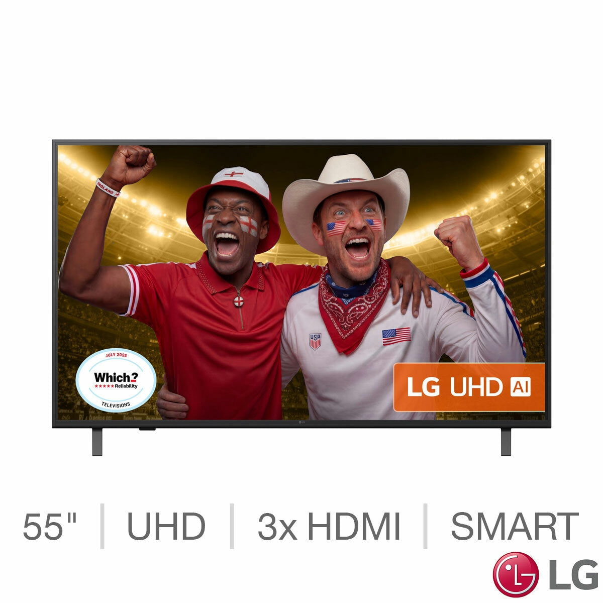 LG 55UA75006LA 55 inch 4K Smart TV (British brand)