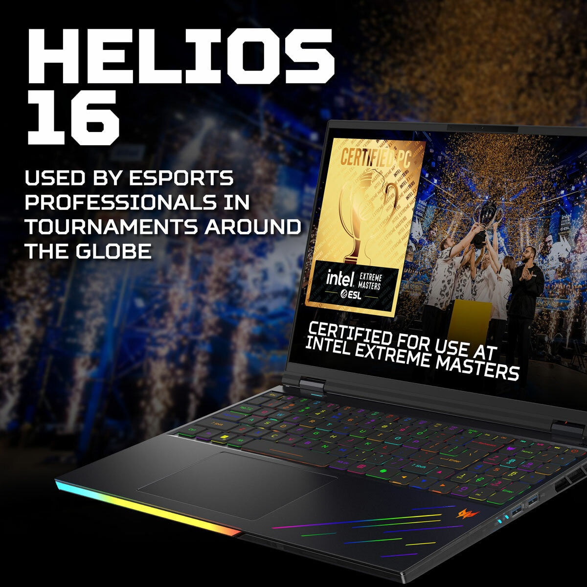 Acer Predator Helios AI gaming laptop 16 inch, UK version