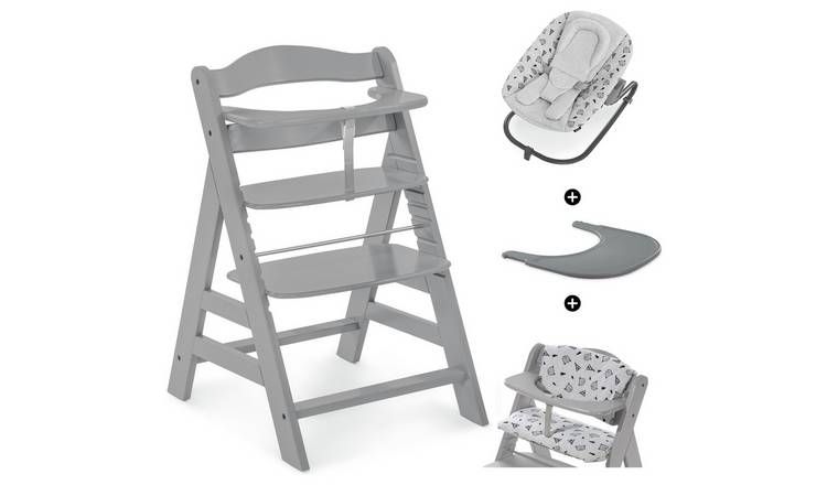 Hauck Alpha Bundle Grey Highchair GOODS Argos