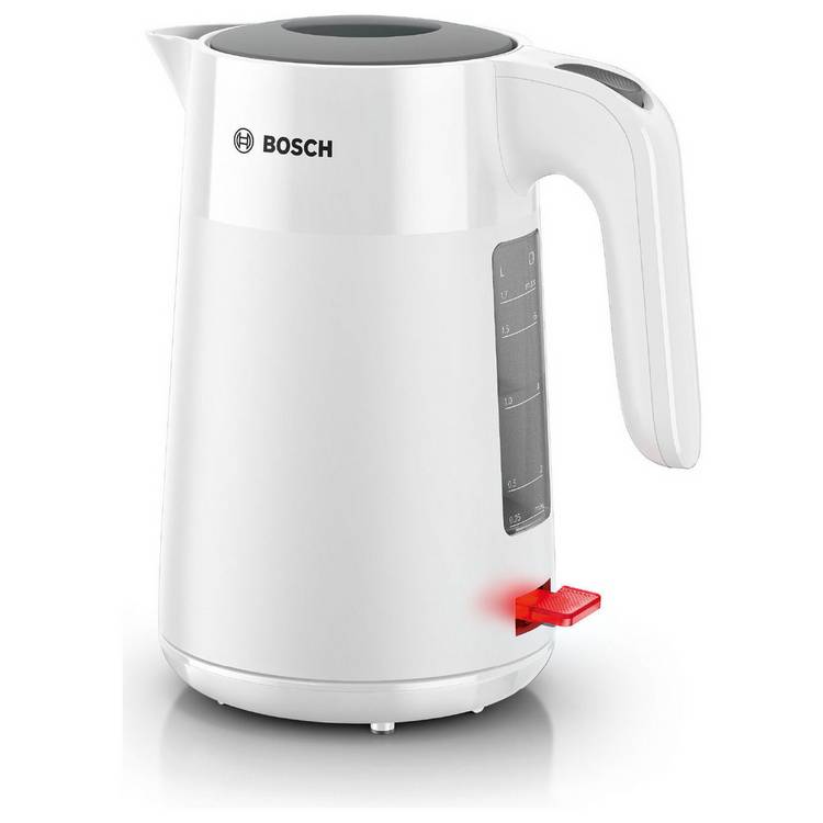Bosch white kettle 1.7 litre, imported from the UK